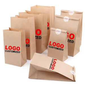 kraft paper bags without handle