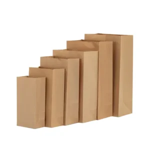 kraft paper bags without handle
